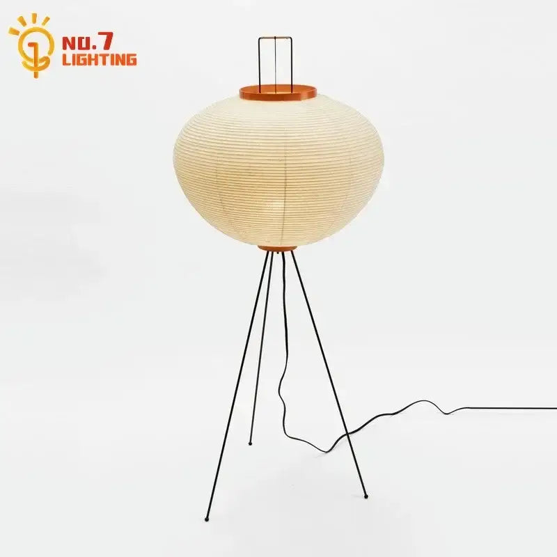 DecorBites™ Akari Noguchi Wabi-sabi LED Floor Lamp for Living Room Decor