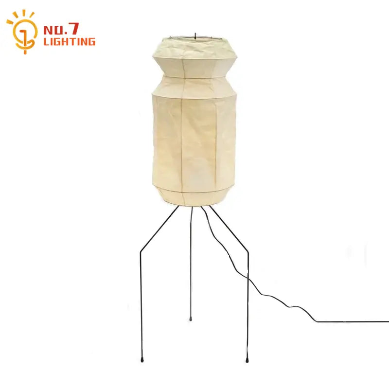 DecorBites™ Akari Noguchi Wabi-sabi LED Floor Lamp for Living Room Decor