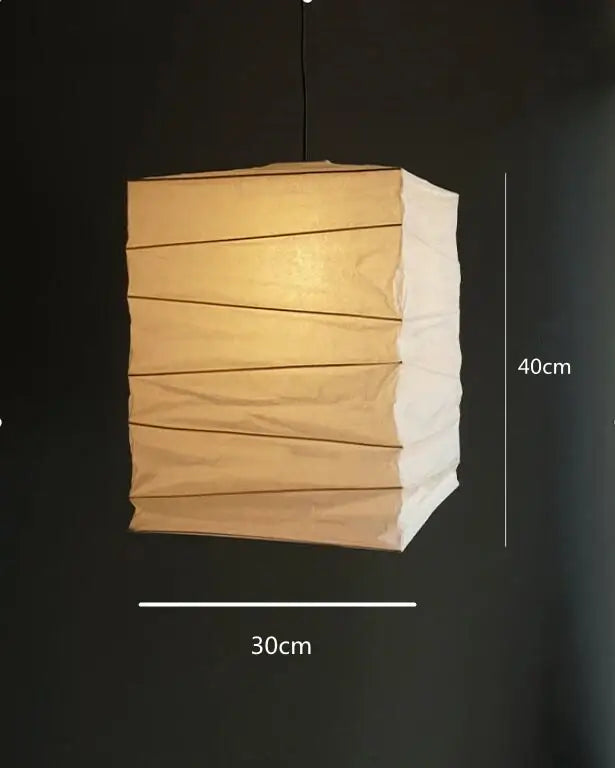 مصباح معلق ورقي أرز أكاري من ديكوربايتس™ لغرفة المعيشة وغرفة النوم - تصميم وابي سابي