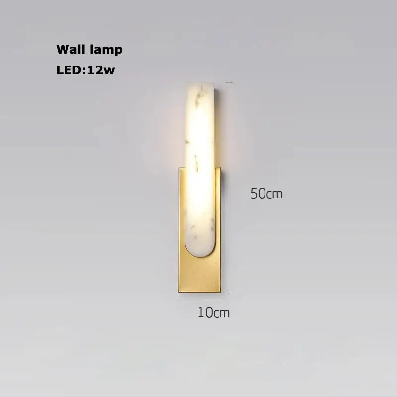 DecorBites™ Alabaster Gold Chrome Chandelier Suspension Luminaire for Living Room