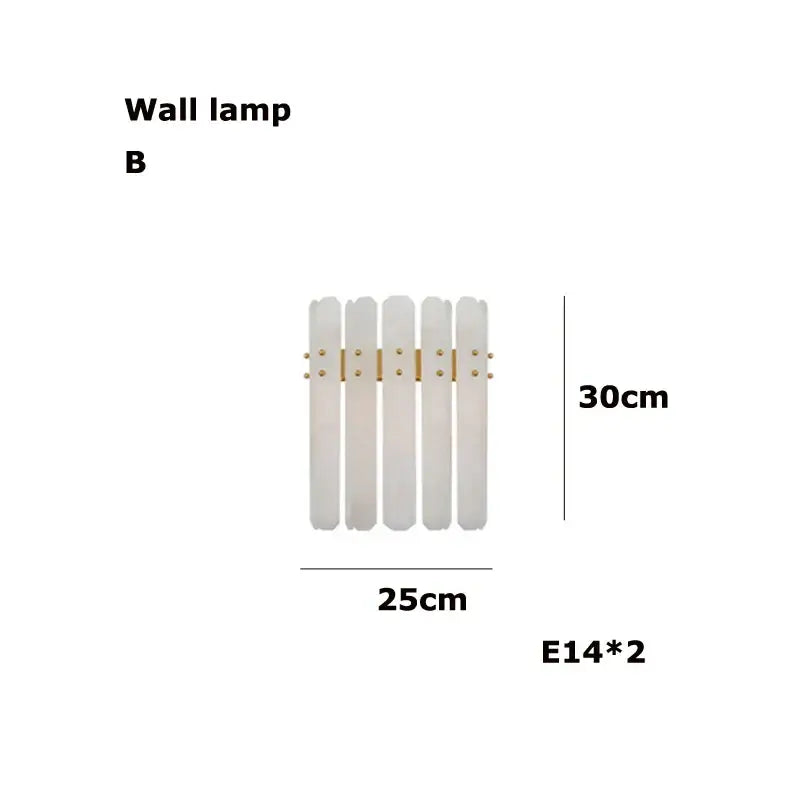 DecorBites™ Alabaster Gold Chrome Chandelier Suspension Luminaire for Living Room