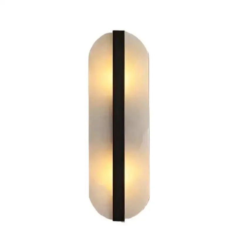 DecorBites™ Alabaster Oval Marble Wall Lamp for Indoor Living Room Bedroom Kitchen Corridor Lighting