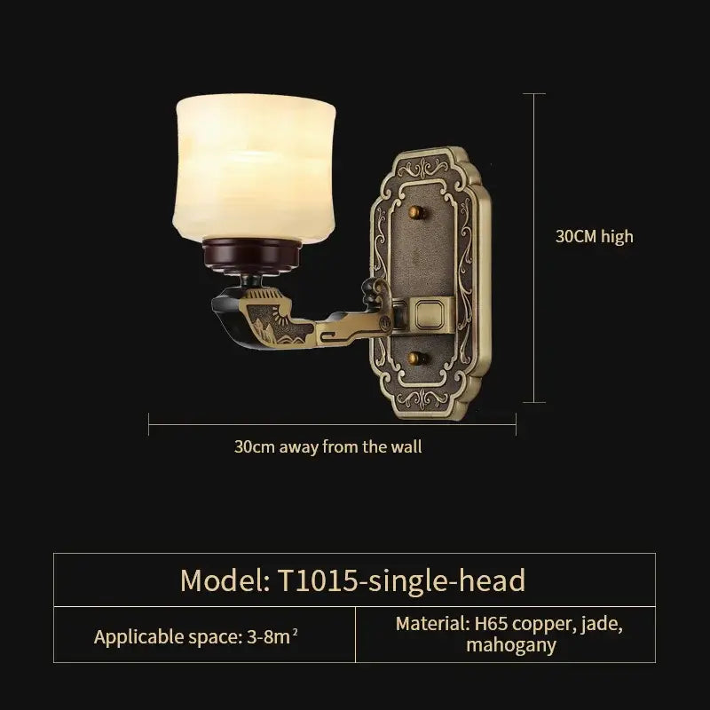 DecorBites™ All Copper Marble Jade Chandelier: Luxury Living Room Hall Bedroom Lighting