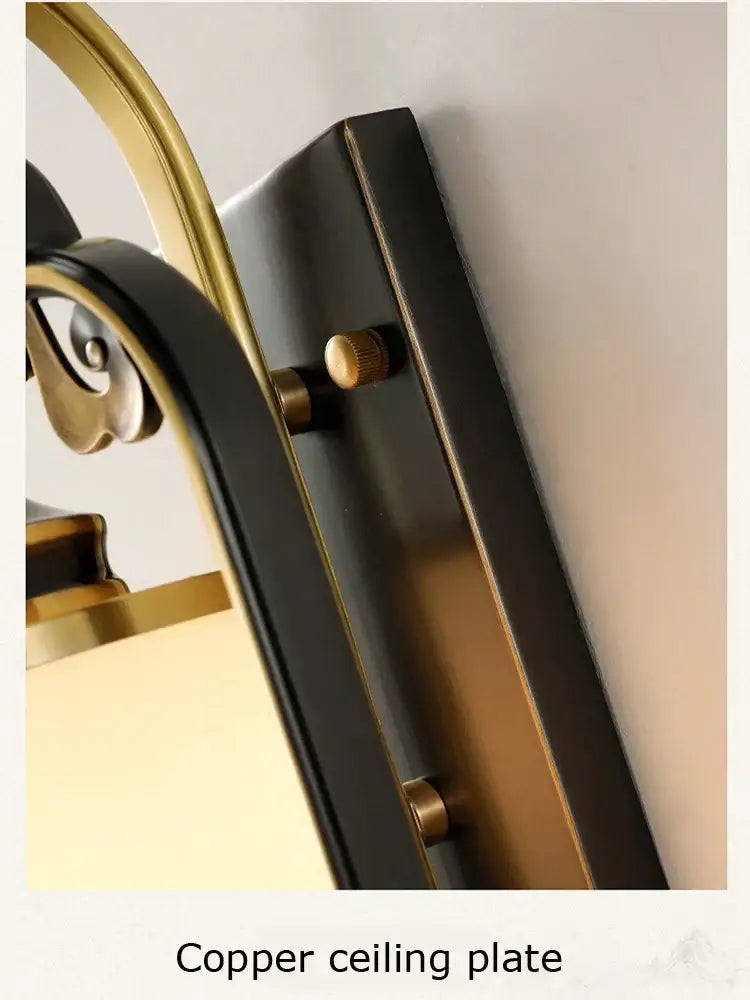 DecorBites™ All Copper Wall Lamp Glass Lamp - Living Room Bedroom Restaurant Bedside Light