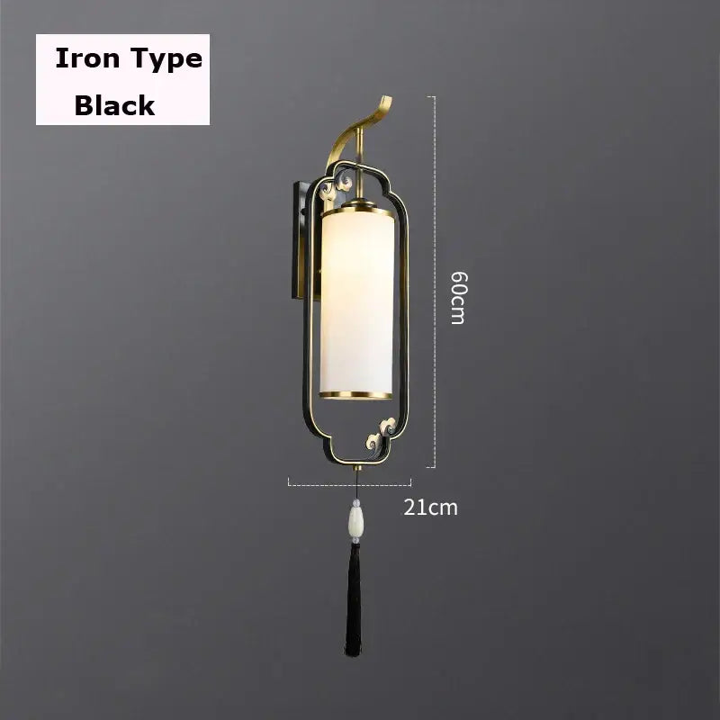 DecorBites™ All Copper Wall Lamp Glass Lamp - Living Room Bedroom Restaurant Bedside Light