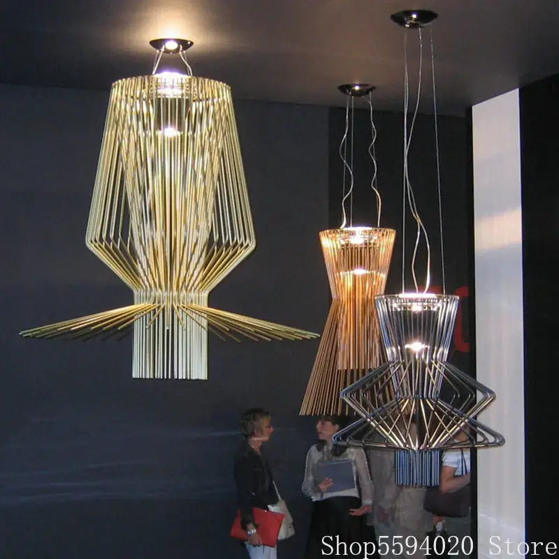 DecorBites™ Allegro Iron Pendant Lights: Designer Foscarini Luminaire for Stylish Lighting