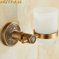 DecorBites™ Aluminium Single Tumbler Holder for Bathroom Accessories