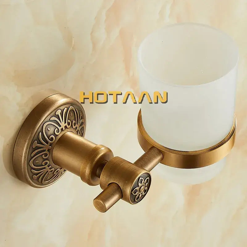DecorBites™ Aluminium Single Tumbler Holder for Bathroom Accessories