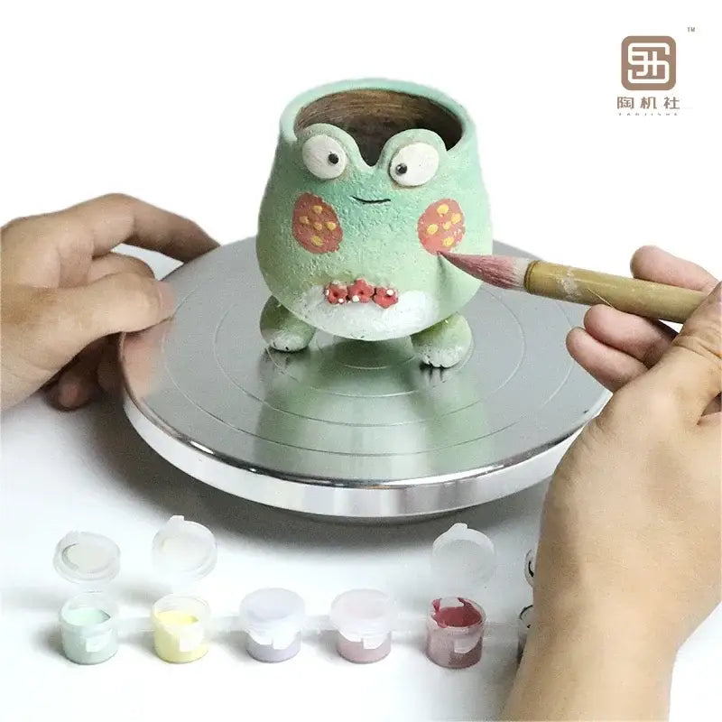 قرص دوار DecorBites™ من سبائك الألومنيوم لمنصة نحت الطين وعجلة الفخار الدوارة