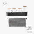 DecorBites™ Aluminum Bathroom Shelf with Towel Bar for Bath/Shower Organization