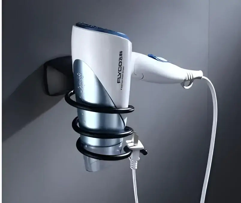 DecorBites™ Aluminum Black Bathroom Hardware Set: Towel Holder, Paper Holder, Corner Shelf, Towel Rack, Toilet Brush Holder