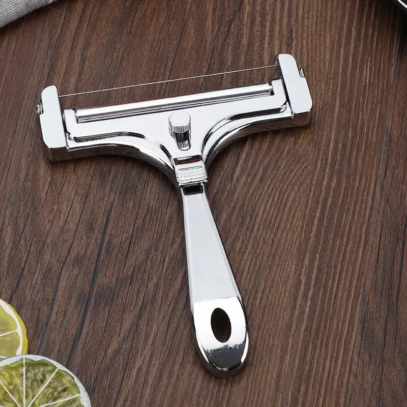 DecorBites™ Aluminum Cheese Butter Slicer with Wire Knife Baking Tool