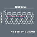 DecorBites™ Aluminum Housing Hexagon LED Light Bar Detailing Light 5X12M Honeycomb Ceiling Lamp