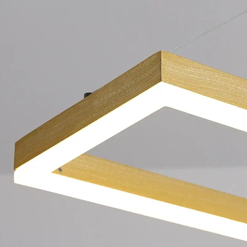 DecorBites™ Aluminum LED Ceiling Chandelier - Modern Design for Kitchen Island, Dining Table, Office, Bar