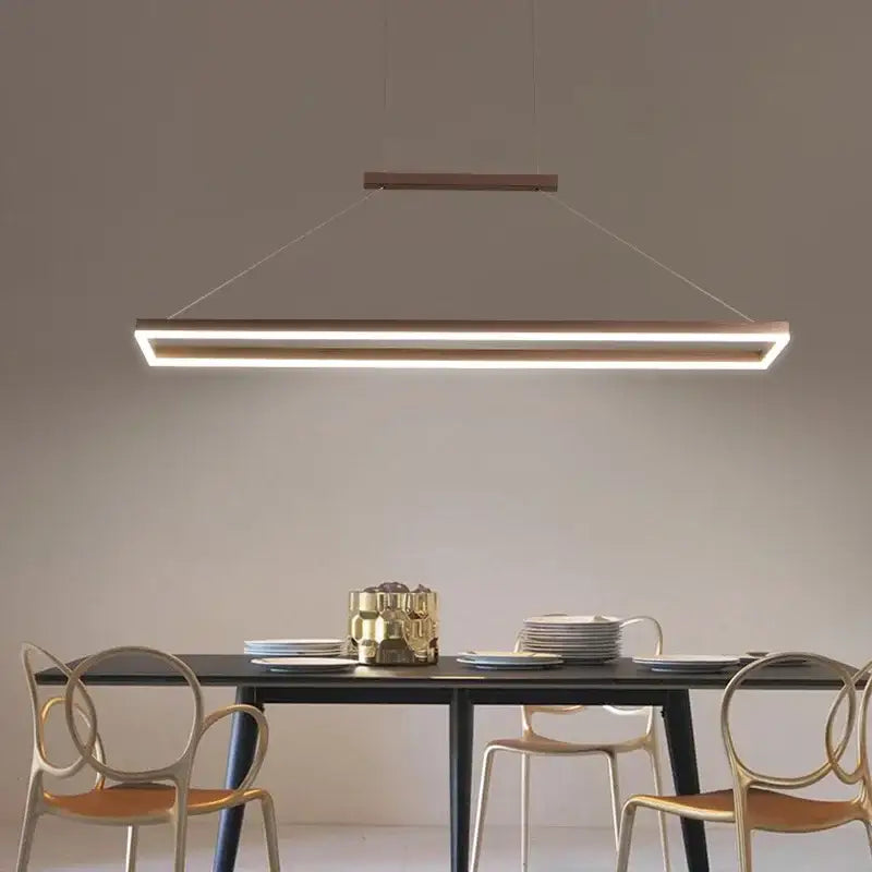 DecorBites™ Aluminum LED Ceiling Chandelier - Modern Design for Kitchen Island, Dining Table, Office, Bar