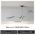 DecorBites™ Aluminum LED Chandelier: Modern Dining Island Light for Stylish Indoor Decoration