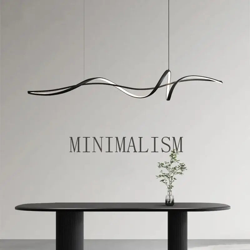 DecorBites™ Aluminum LED Chandelier: Modern Dining Island Light for Stylish Indoor Decoration