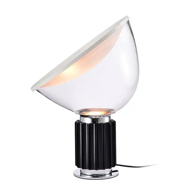 DecorBites™ Aluminum LED Desk Lamp Glass Shade High-end Decor Lighting