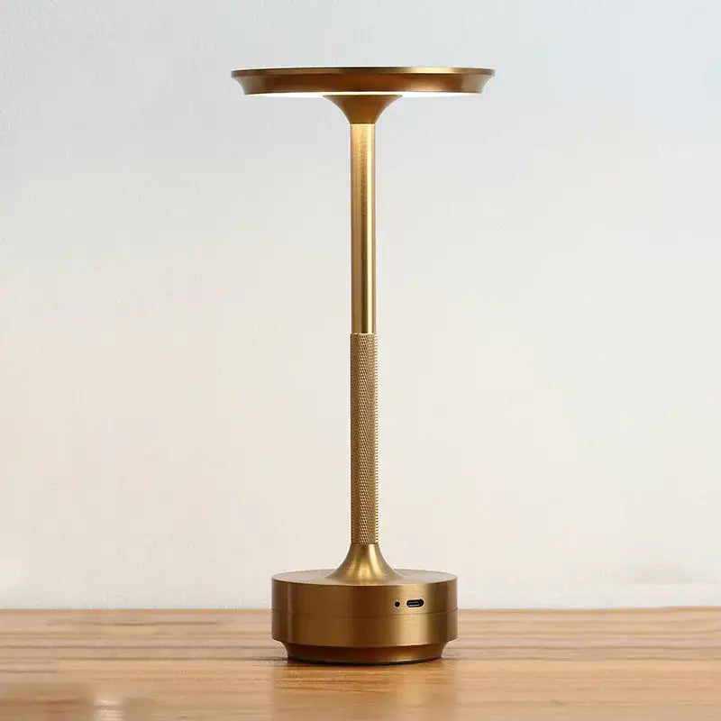 DecorBites™ Aluminum LED Desk Lamp Touch Switch Cordless Table Light for Living Room
