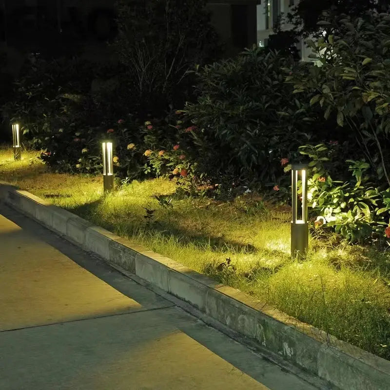DecorBites™ Aluminum LED Garden Light Waterproof Landscape Lamp for Outdoor Courtyard and Lawn