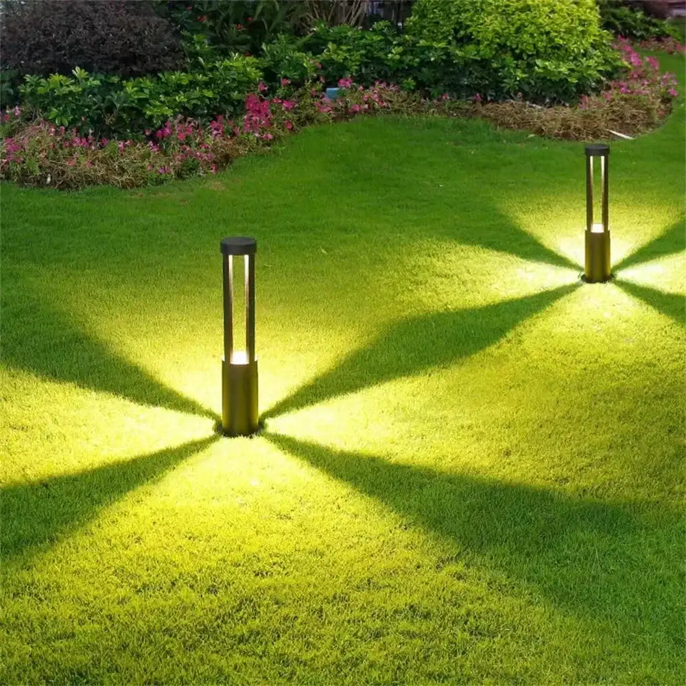 DecorBites™ Aluminum LED Garden Light Waterproof Landscape Lamp for Outdoor Courtyard and Lawn