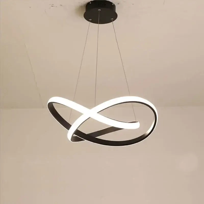 DecorBites™ Aluminum Line Pendant Light: Modern Creative Dining Room Ceiling Lamp