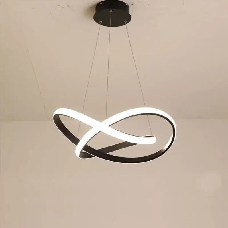 DecorBites™ Aluminum Line Pendant Light: Modern Creative Dining Room Ceiling Lamp