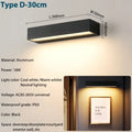 DecorBites™ Aluminum Outdoor Wall Sconces - Waterproof Exterior Light for House, Patio, Garage