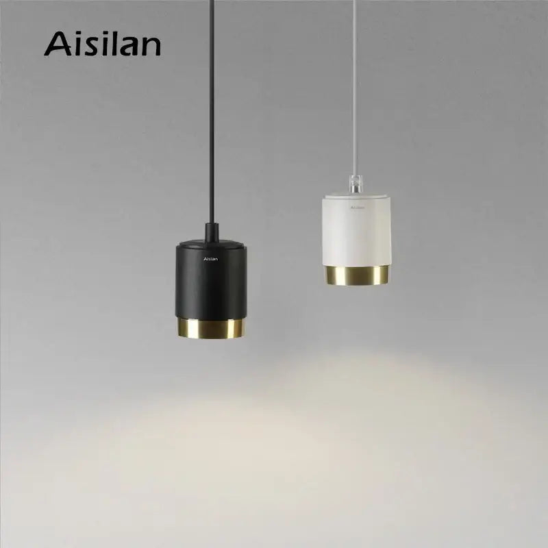 DecorBites™ Aluminum Pendant Light 7W CRI 97 Adjustable Line Length for Living Room