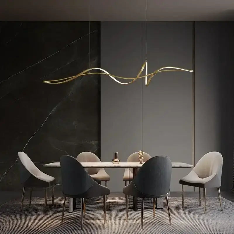 ثريا إضاءة معلقة من الألومنيوم DecorBites™ لديكور المطبخ وغرفة الطعام