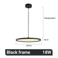 DecorBites™ Aluminum Pendant Light: Round LED Ceiling Lamp for Home, Hotel, Restaurant, Bar