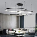 DecorBites™ Aluminum Rings LED Pendant Light in Living Room Bedroom Dining Room