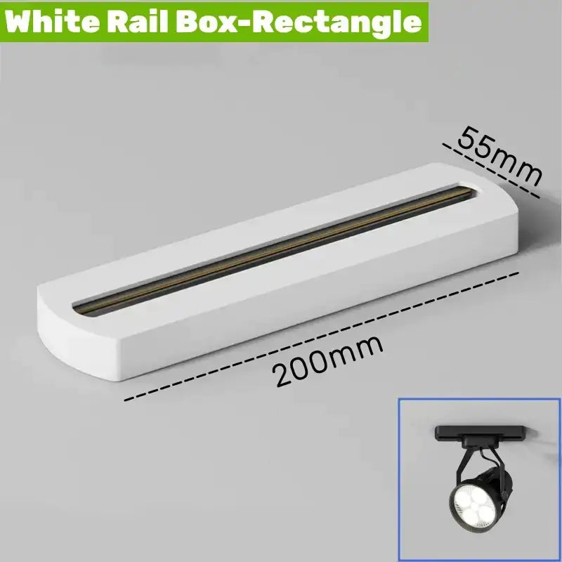 DecorBites™ Aluminum Track Rail LED Ceiling Spotlight Linear Track Lighting System.