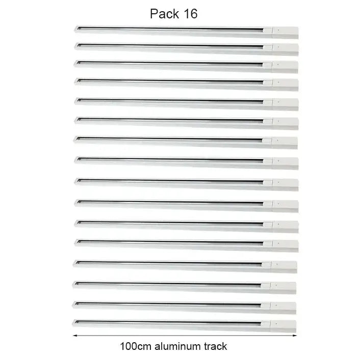 DecorBites™ Aluminum Track Rails for LED Spotlights with T-L Connector