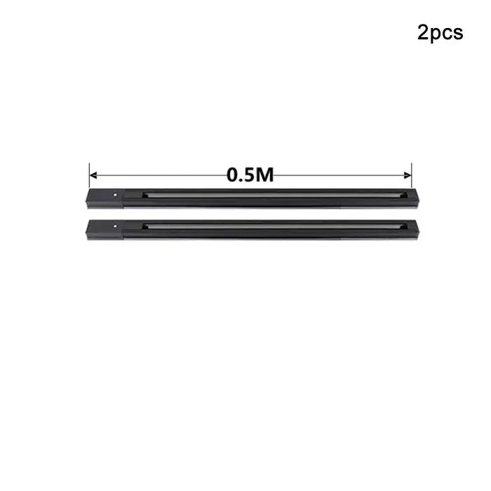 DecorBites™ Aluminum Track Rails for LED Spotlights with T-L Connector