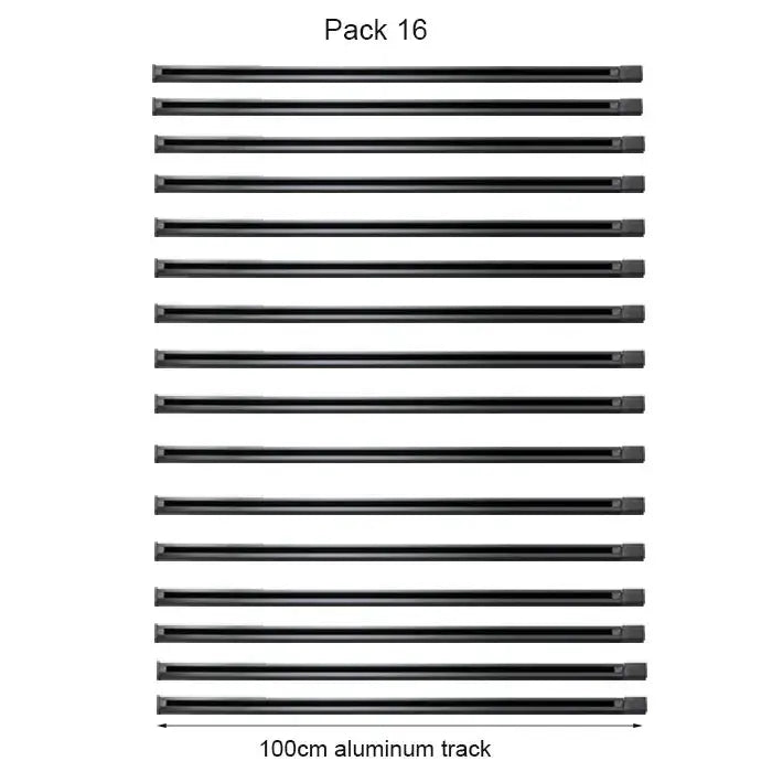 DecorBites™ Aluminum Track Rails for LED Spotlights with T-L Connector