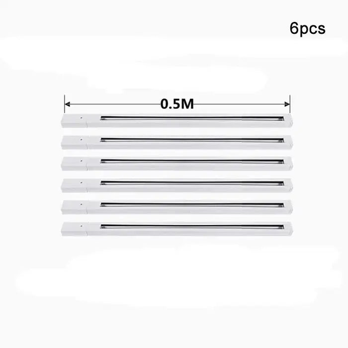 DecorBites™ Aluminum Track Rails for LED Spotlights with T-L Connector