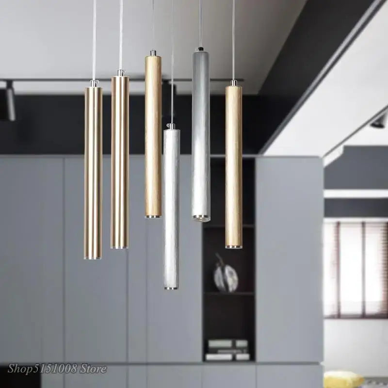 DecorBites™ Aluminum Tube Pendant Light for Dining Room and Kitchen Home Decor