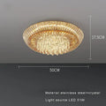 DecorBites™ Amber Crystal LED Ceiling Light for Luxurious Home Decor