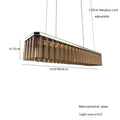 DecorBites™ Amber Glass Ceiling Chandelier for Dining Table - Big Hanging Lamps Home Fixture