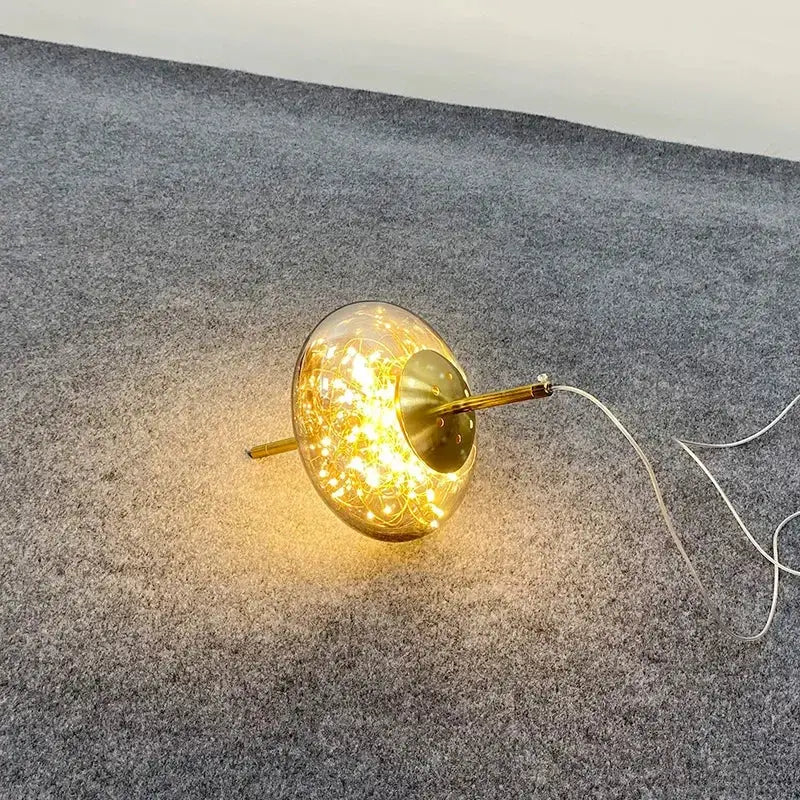 DecorBites™ Amber Glass Chandelier: Luxury Lighting for Bedroom, Dining Room, Kitchen, Restaurant & Art Decor