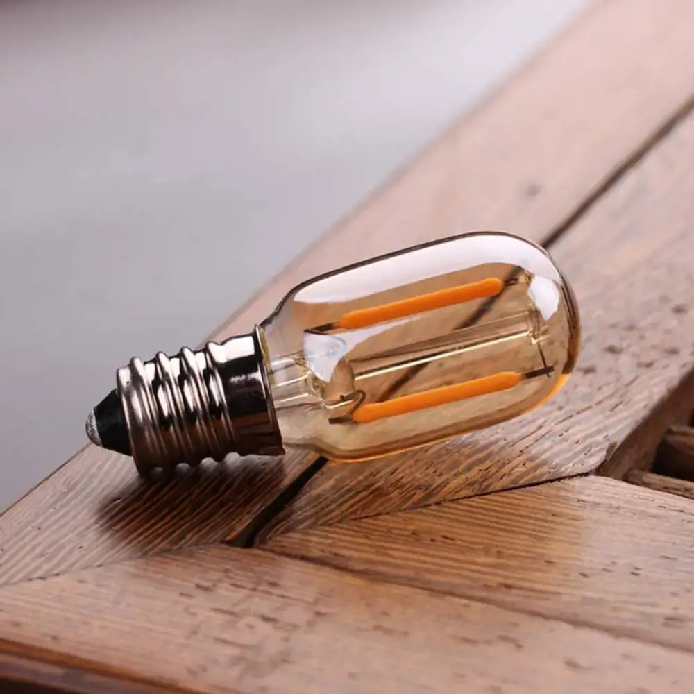 DecorBites™ Amber Glass LED Bulb | Low Volts Mini Light | Warm White 2200K