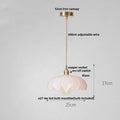DecorBites™ Amber Glass LED Pendant Lamp Modern Nordic Hanging Light
