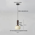 DecorBites™ Amber Glass LED Pendant Light for Kitchen Cafe Restaurant Rustic Wood Interior Lighting