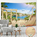 DecorBites™ Ancient Architecture Tapestry Wall Hanging Home Decor Cloth