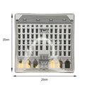 DecorBites™ Ancient Roman Architecture Ceramic Incense Candlestick Luxury Home Ornament