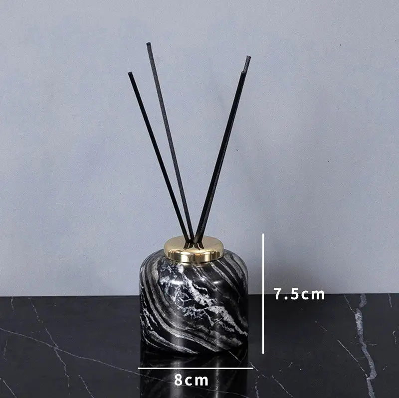 DecorBites™ Ancient Wood Grain Marble Bathroom Set with Luxury Accessories