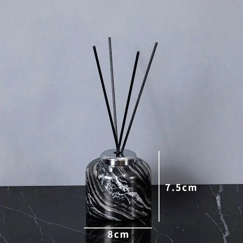 DecorBites™ Ancient Wood Grain Marble Bathroom Set with Luxury Accessories