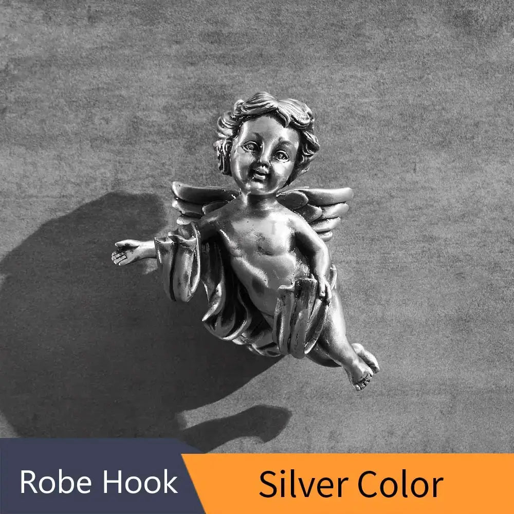 DecorBites™ Angel Brass Towel Hook for Bathroom & Garage Wall Mounted