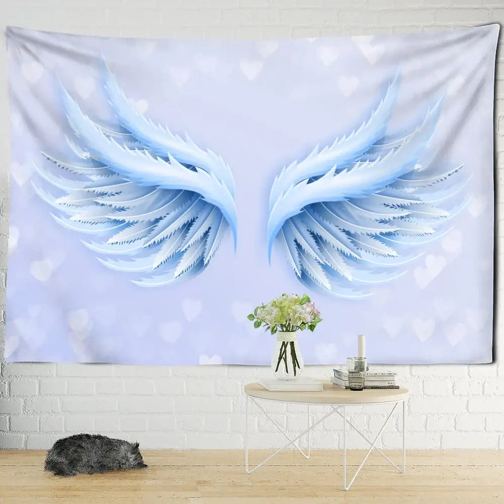 DecorBites™ Angel Devil Hell Witchcraft Hippie Psychedelic Halloween Dorm Tapestry